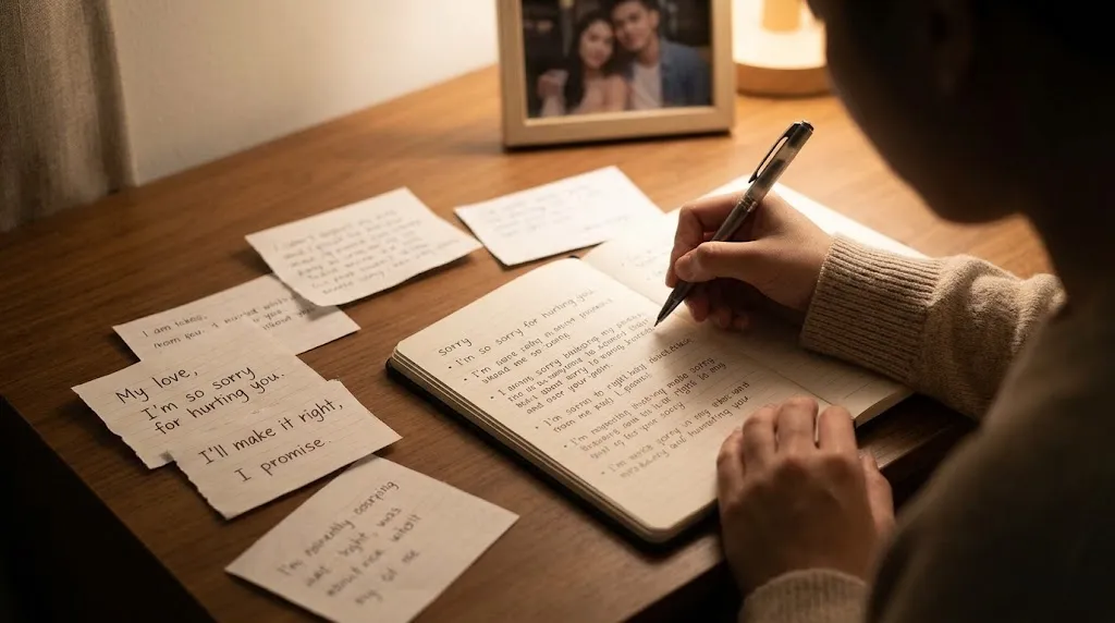 Romantic Apology Messages for Love 