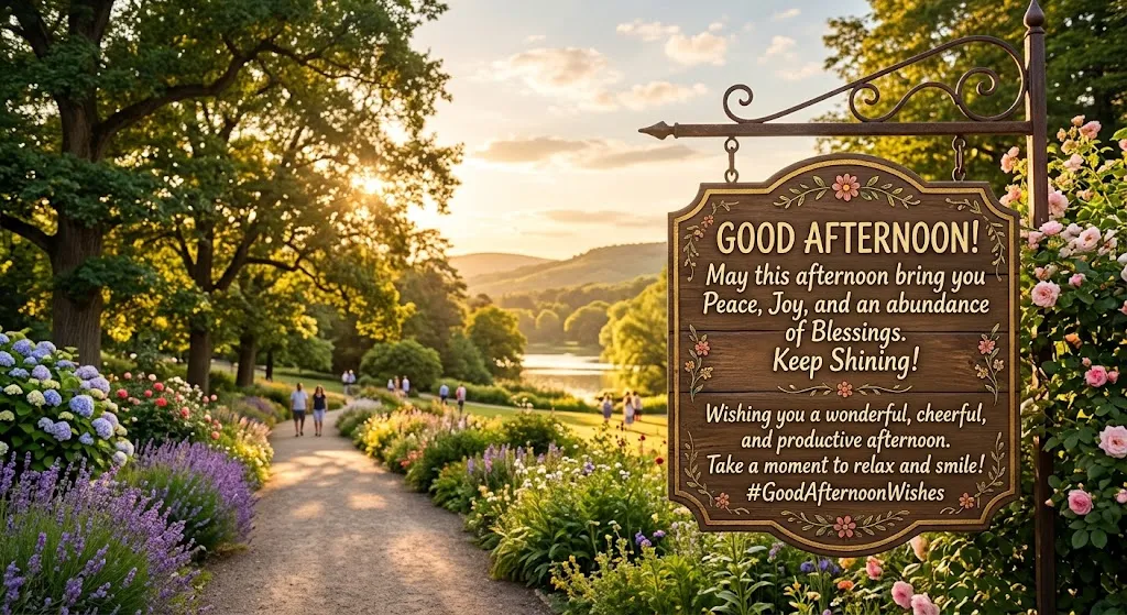 good afternoon quotes wishes