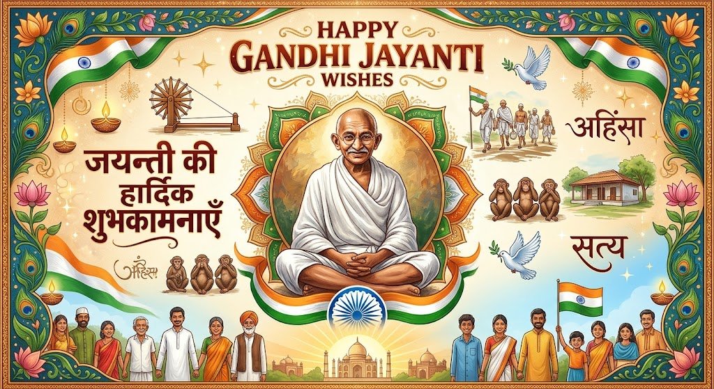 gandhi jayanti wishes quotes