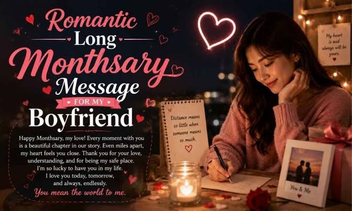 monthsary message for boyfriend