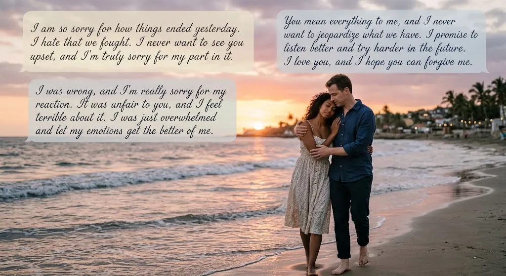 Romantic Apology Messages for Love 