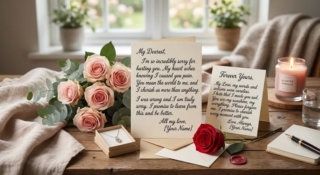 Romantic Apology Messages for Love 