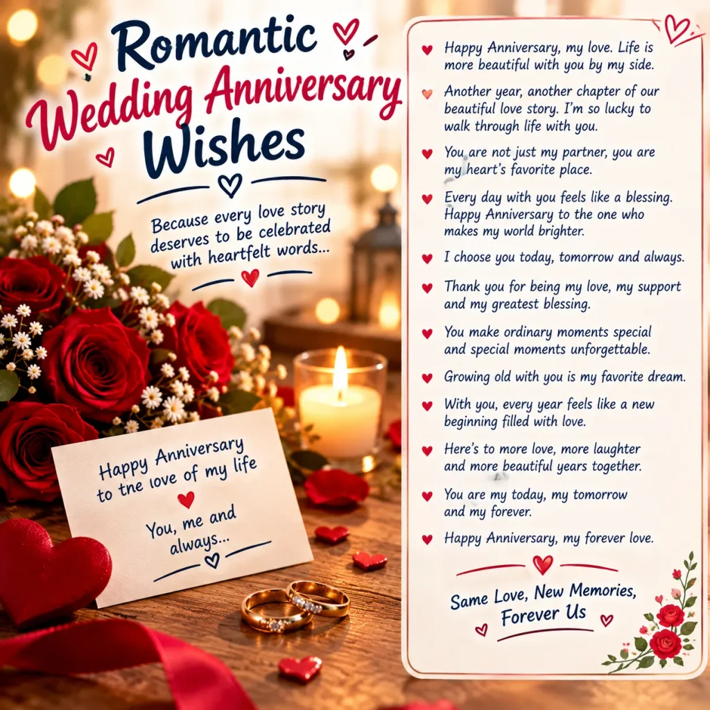 Wedding Anniversary Wishes
