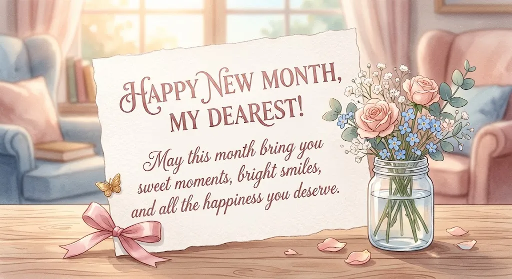 New Month Wishes for Crush