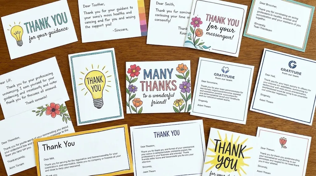 thank you messages